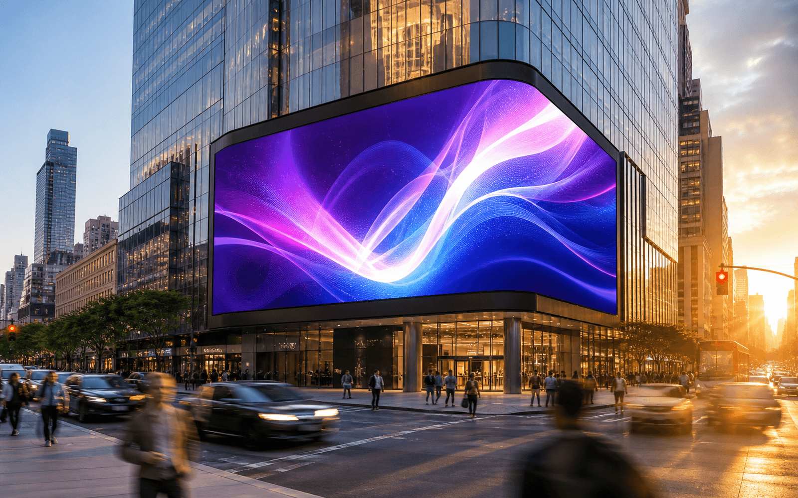 LOVIEW DOOH videotron — LED billboard at a strategic city point